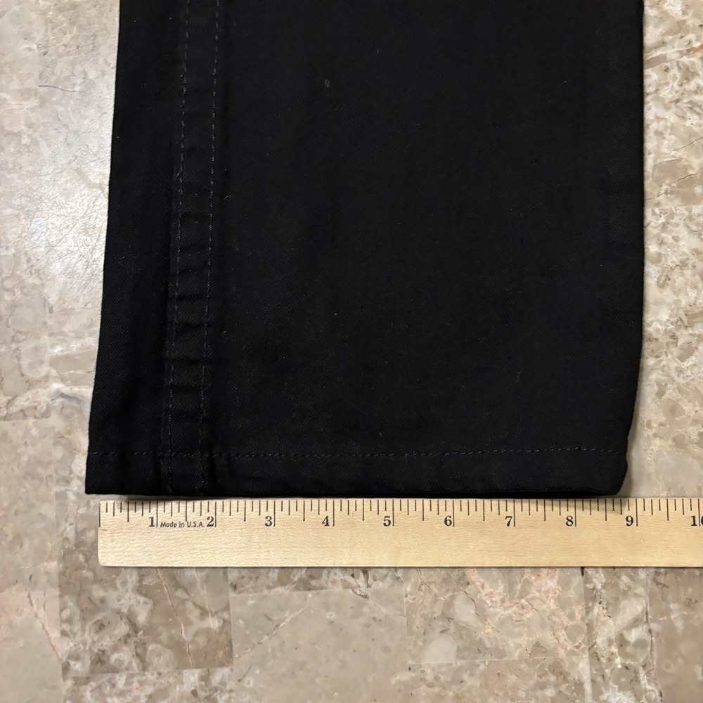 True Religion Jeans Mens 34 (fits 36x31) Black Ricky Straight Flap Pocket Denim - Picture 8 of 15